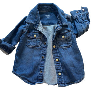 BABY GAP Boys 6-12m Western Denim Shirt